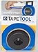 Tape Tool Tape Dispenser - Best For Professional and DIY Painting, Automotive Body Work & Home Repair. Hands-Free, Portable, Clip-On Accessory For Painters and Home Improvement (Black)