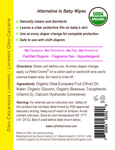 La Petite Creme - Organic French Diapering (Baby Shower Bundle (Disposable)) - USDA Certified Organic - Thumbnail 5