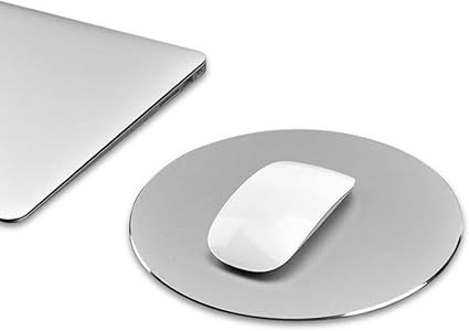 Amazon Ibestwinマウスパッド 夏にアルミ合金面 冬に革製面 22 丸型 軽量極薄 シルバー Ibestwin マウスパッド 通販