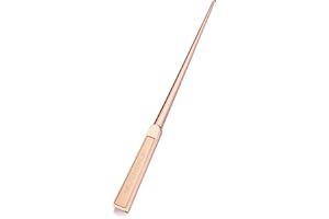 MUSHENJI Rose Gold Letter Opener for Women, 9 Inch Fancy Envelope Opener Slitter, Vintage Mail Opener Cutter, Metal Letter Opener with Blade Knife, Ergonomic Grip Handle