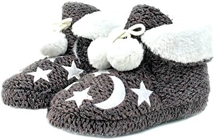 Luckers Women's MS Slippers Booties (Medium (7/8 B(M) US), Midnight)