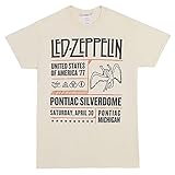 Led Zeppelin Pontiac Silverdome Adult T-shirt