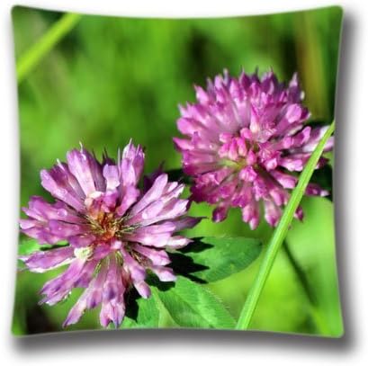 16X16 inches Wild Flowers Decorative Pillow Case Soft Fabric Square Cushion Cover AnasaC26675