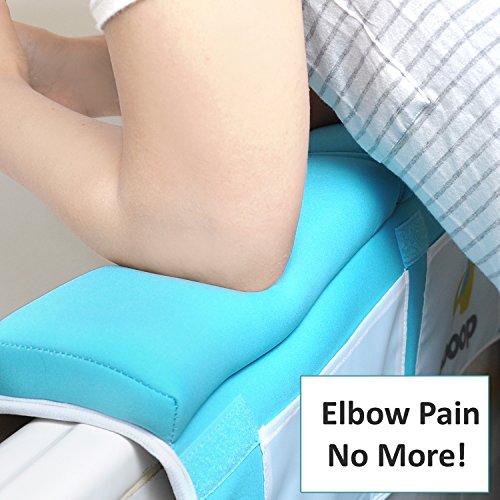Bath Kneeler with Elbow Rest Pad Set (2Piece), XLong, Thick, Knee