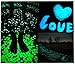 Glow in the Dark Garden Pebbles Stone for Walkway Yard and Decor DIY Decorative Gravel Stones in Blue & Green (200, Blue & Green)