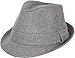 Sakkas Original Unisex Structured Wool Fedora Hat