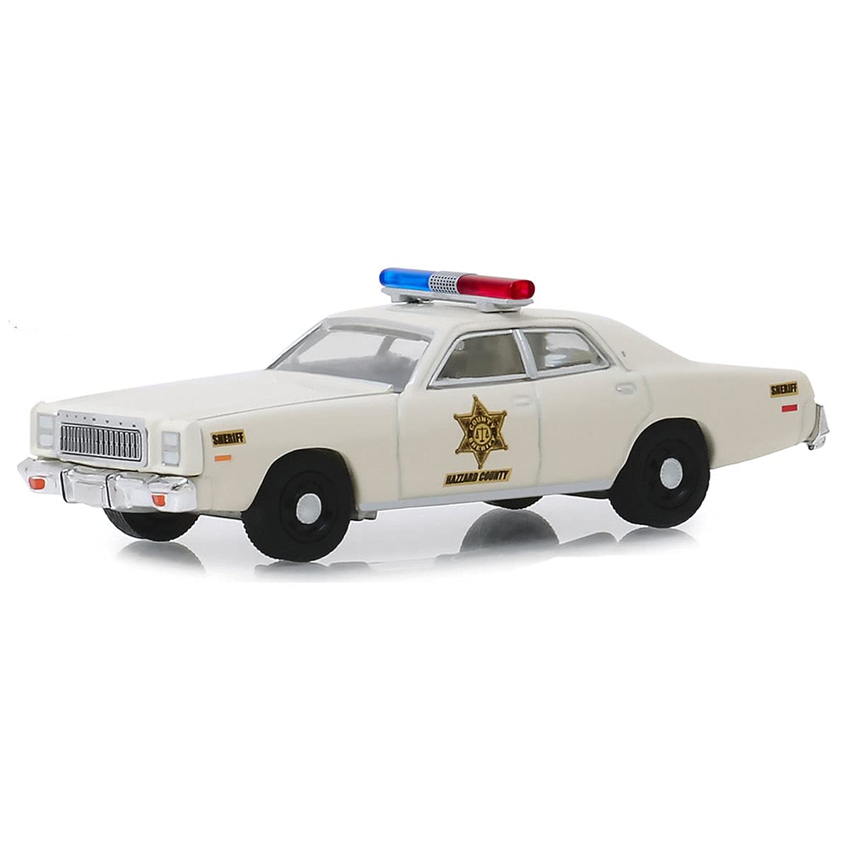 Greenlight 1977 Plymouth Fury Hazzard County Sheriff 1:64 Scale 30110