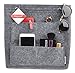 Vercord Felt Tall Long Purse Tote Backpack Bag Insert Organizer Inside for Women X-large Dark Grey