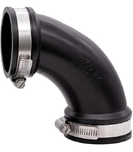 UBCBW45SSH ２つ Amazon.com: Fernco Qwik Ell 2 in. Hub 45-Degree Flexible PVC