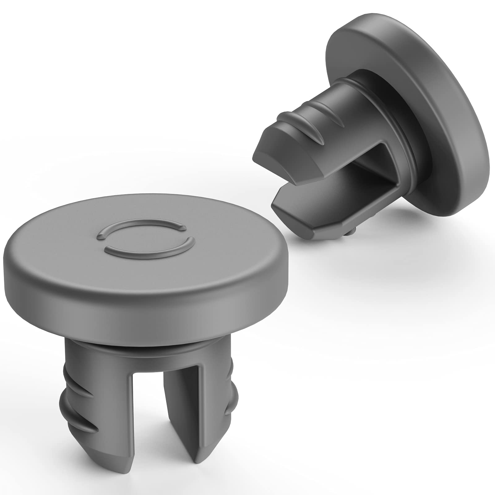 Biomed Solutions 13mm Butyl Rubber Stopper Two Legs Caps for Lyophilization Freeze Drying Glass Bottle 100pcs/pk by (Gray) …