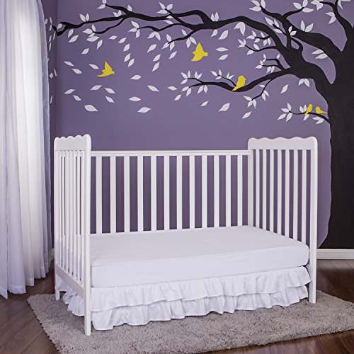 Dream On Me, Classic  3 in 1 Convertible Crib, White