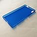 J&D Case Compatible for Xperia XA Ultra Case, [Drop Protection] [Slim Cushion] Shock Resistant Protective TPU Slim Case for Sony Xperia XA Ultra Bumper Case - Blue