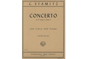 INTERNATIONAL MUSIC COMPANY Stamitz - Concerto In D Major Op. 1. For Viola and Piano. Edited by Katims. by International