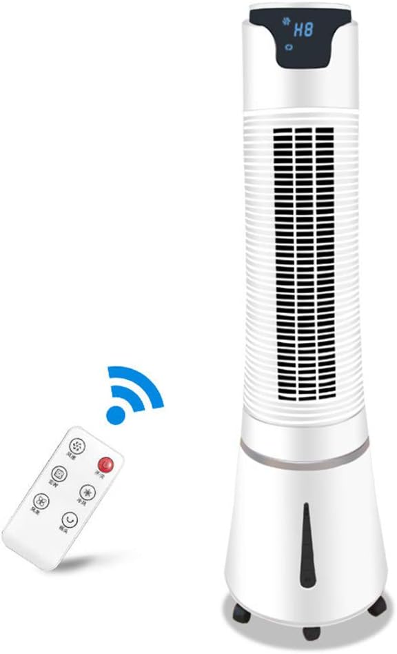 Air Cooler SYLJ Portable Evaporative Remote Control Tower Fan And Humidifier, Timing And Swing Function, Air Purification And Wind Speed Adjustable, Mobile Air Conditioner