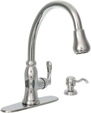 Glacier Bay Pavilion Single Handle Pull Down Sprayer Kitchen