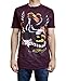 Ed Hardy Men's T Shirt Eagle Lightning 67 Style Large Burgundy Mineral