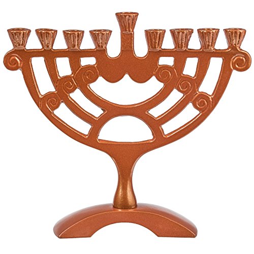 image for Ner Mitzvah Colored Candle Menorah - Fits All Standard Chanukah Candle