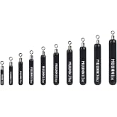 MUUNN Tungsten Skinny Drop Shot Weights with Rotating Round Eye | 97% tungsten skinny drop shot weights with a 360&deg; rotating round eye for smoother, more natural presentations