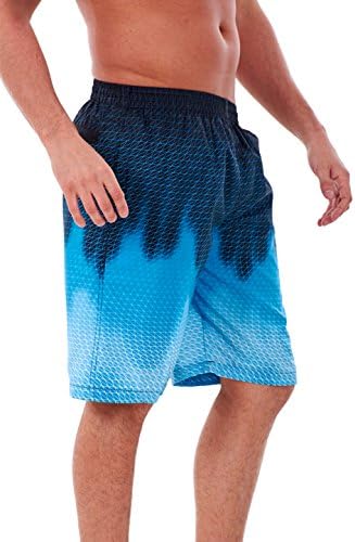 Men's Quick Dry Swimming Shorts New Printed Mesh Lined Beach Summer Swimwear