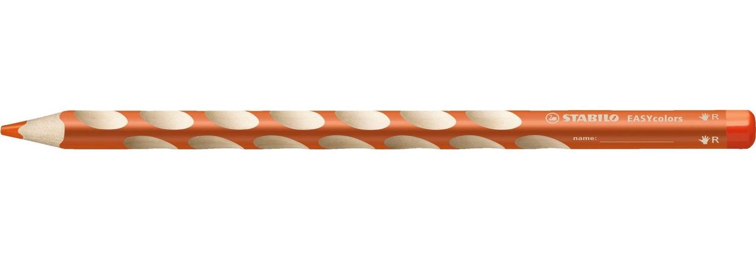 STABILO EASYcolors Ergonomic Colouring Pencil for Right-Handers Single Pencil Orange