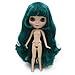 1/6 BJD Doll is Similar to Neo Blythe, 4-Color Changing Eyes Matte Face and Ball Jointed Body Dolls, 12 Inch Customized Dolls Can Changed Makeup and Dress DIY, Nude Doll Sold Exclude Clothes(SNO.1)
