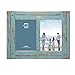 PRINZ Homestead Collage Photo Frame for Two Photos in Distressed Finish, Blue, 5 x 7
