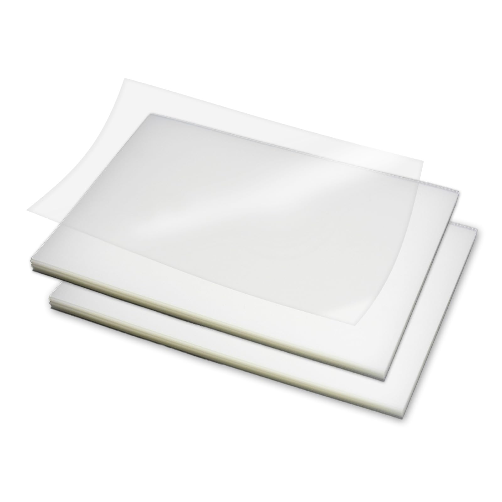 RAYSON Semi-Transparent Binding Covers, 350-micron, A4, Polypropylene Plastic Binder Covers for Bound Documents, Pack of 50