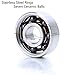 608 Bearing Ball Bearings for Skateboard 608 Hybrid Ceramic Bearing Stainless Steel Rings with 7 Black Ceramic Balls, 8×22×7mm,Pack of 10