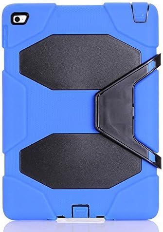 Apple iPad Air 2 Case,iPad 6 Case,SNOW-New Design[Waterproof][Shockproof][Scratchproof][Drop resistance]Super Protection Cover iPad Air 2(iPad 6)(2015) (blue-black)
