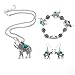 M MIRACULOUS GARDEN 3 Pack Elephant Jewelry Sets for Women