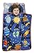 Funhouse Explore Planets & Outer Space - Kids Nap Mat Set – Includes Pillow and Fleece Blanket – Great for Kids Sleeping at Daycare, Preschool, or Kindergarten - Fits Napping Toddlers or Children