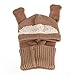 FEITONG(TM) Lovely Winter Baby Kids Girls Boys Warm Woolen Coif Hood Scarf Caps Hats (#A)