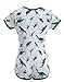 Littleforbig Adult Baby Onesie Diaper Lover (ABDL) Snap Crotch Romper Onesie Pajamas - Dinosaurs Pattern (S)