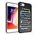 EDEALSAVING Movies Quotes Compatible with iPhone SE 8 7 Case, Anti-Scratch Shock Proof Slim Fit Flexible TPU Case Bumper Cover