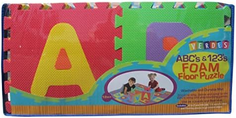 Verdes Alphabet and Numbers Foam Puzzle Playmat by Verdes