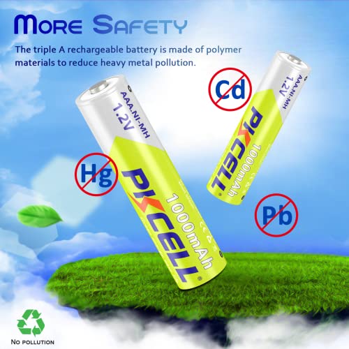 Rechargeable AAA Batteries 1000 Cycles NiMH Batteries AAA 1000 mAh