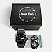 SMA-09 Smart Fitness Tracker Watch Smartwatch for iPhone 5 5s 6 6s 6plus 7 7s 7plus 8 and Android Phone for Men Black Activity Tracker