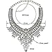 Lovage Vintage Anti Silver Tone Long Boho Statement Necklace Bohemian Indian Jewelry for Women