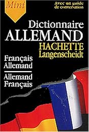Mini dictionnaire français-allemand, allemand-français