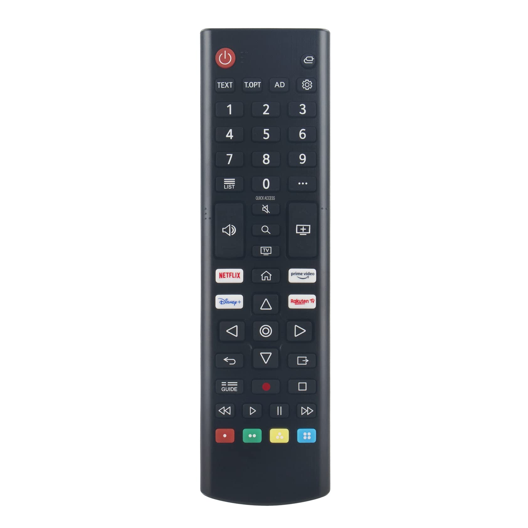 AULCMEET AKB76037605 Replacement Remote Compatible with LG OLED UHD TV OLED77A1PUA OLED77B1PUA OLED77C1AUA OLED77C1AUB OLED77C1PUB OLED83C1AUA OLED83C1PUA OLED65B1 OLED65B16LA OLED77B1 OLED77B16LA