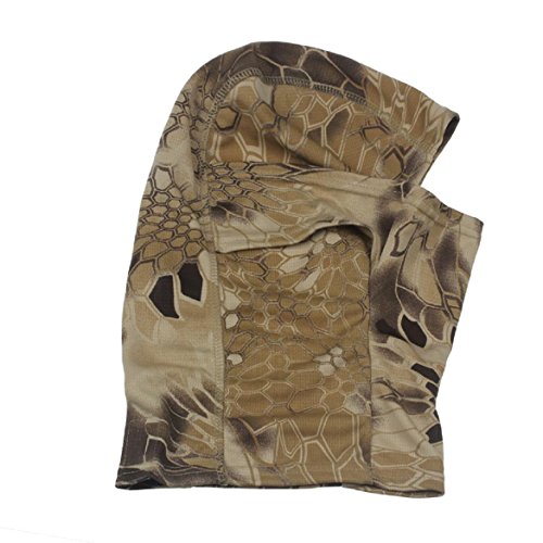 Susenstone 1PC Army Cycling Motorcycle Cap Hats Full Face Mask (Khaki)
