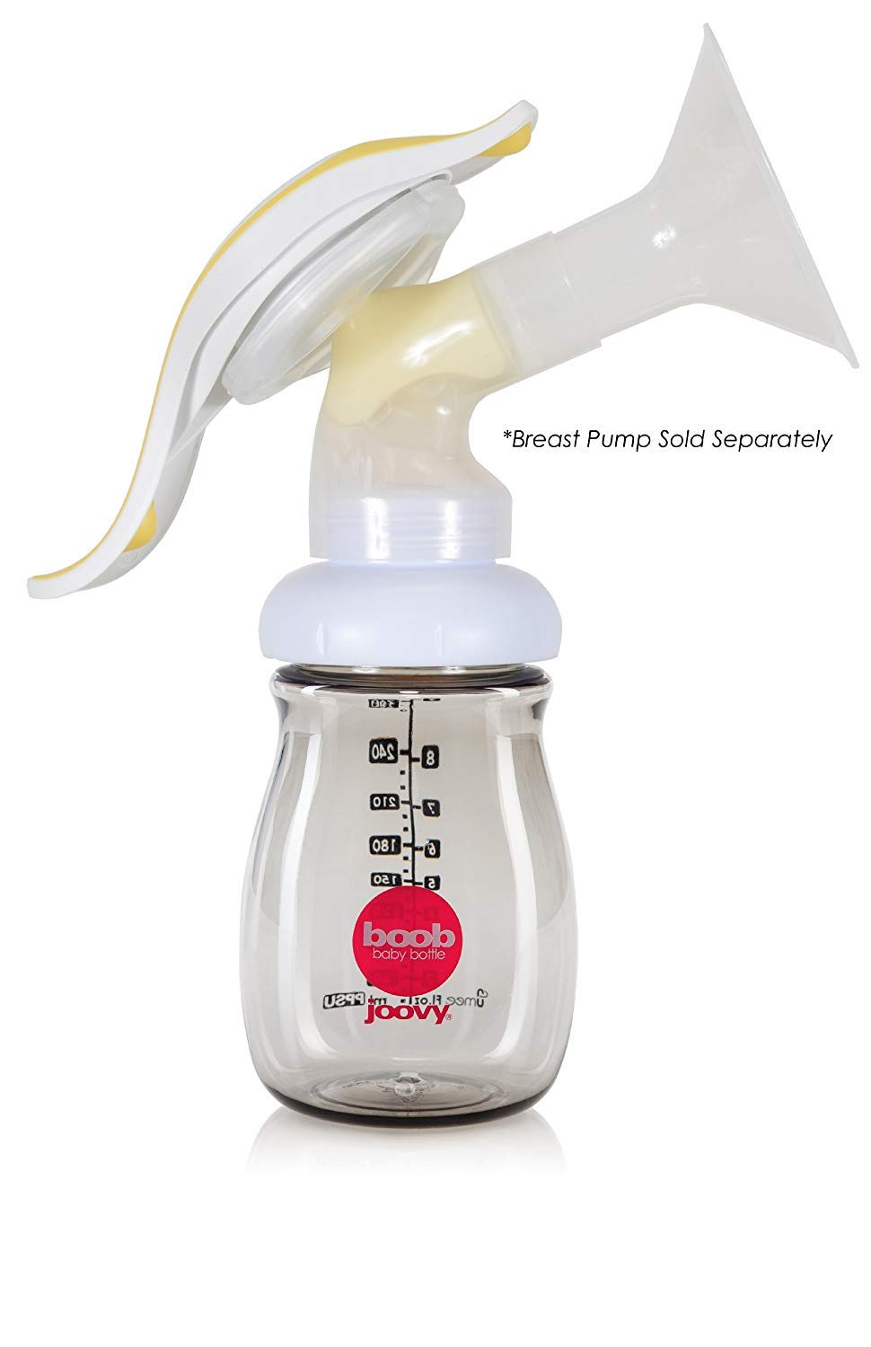 breast pump with glass bottles