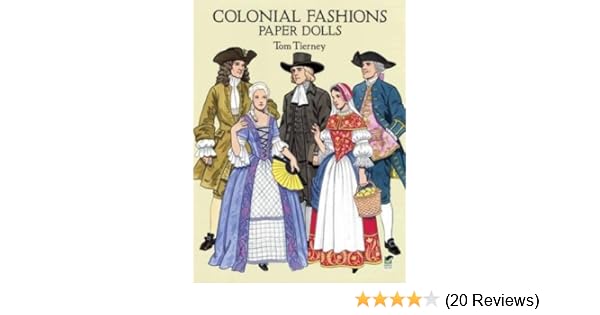 colonial paper dolls