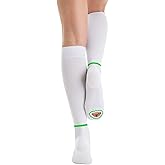 T.E.D. Anti Embolism Stockings Thigh High Knee High for Women Men, 15-20 mmHg Compression TED Hose with Inspect Toe Hole