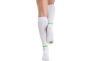 SKYFOXE T.E.D. Anti Embolism Stockings Thigh High Knee High for Women Men, 15-20 mmHg Compression TED Hose with Inspect Toe Hole