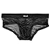 Cocobla Men's Through Soft Mesh Boxers Briefs Underwear Comfy Mesh Briefs