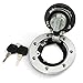 INNOGLOW Motorcycle Gas Fuel Tank Cap Cover & Key Lock Set for Kawasaki ZXR750 ZX-11 ZZR1100 ZX1100 ZR250 BALIUS ZX 7R 9R GPZ 250 400 750 900 1000 ZR400-D1 EX400-B1 EX-4 XANTHUS ZR-7 NINJA