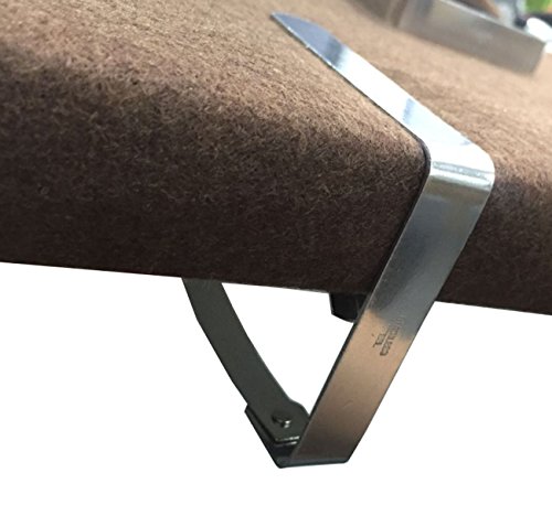levylisa Pack of 12 Stainless Steel Tablecloth Clips for 2.05 Inch Thick Tables Outdoor Picnic Metal Tablecloth Clamps ,Table Cover Clips ,Drawing Board Clips ,Wedding Picnic indoor outdoor