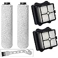 Ensemble brosse de rechange et filtre HEPA pour aspirateur sans fil Tineco iFloor 3/Floor One S3 (2 rouleaux brosses + 2 acce