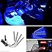 Car LED Strip Light, EJ’s SUPER CAR 4pcs 36 LED Car Interior Lights Under Dash Lighting Waterproof Kit,Atmosphere Neon Lights Strip for Car,DC 12V(Blue)…thumb 3